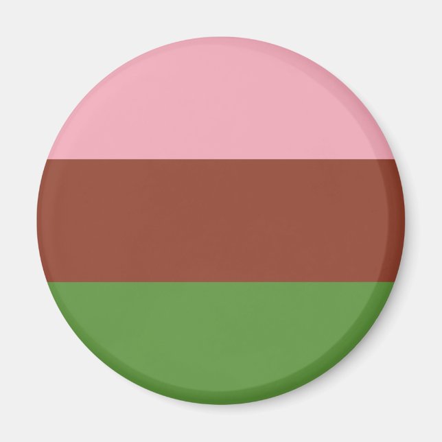 Íman Bandeira do Orgulho Ginossexual (Frente)