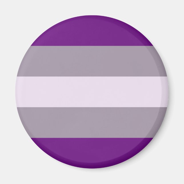 Íman Bandeira do Orgulho Grissexual (Frente)