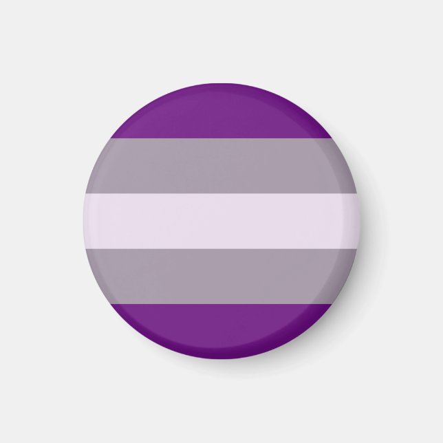 Íman Bandeira do Orgulho Grissexual (Frente)