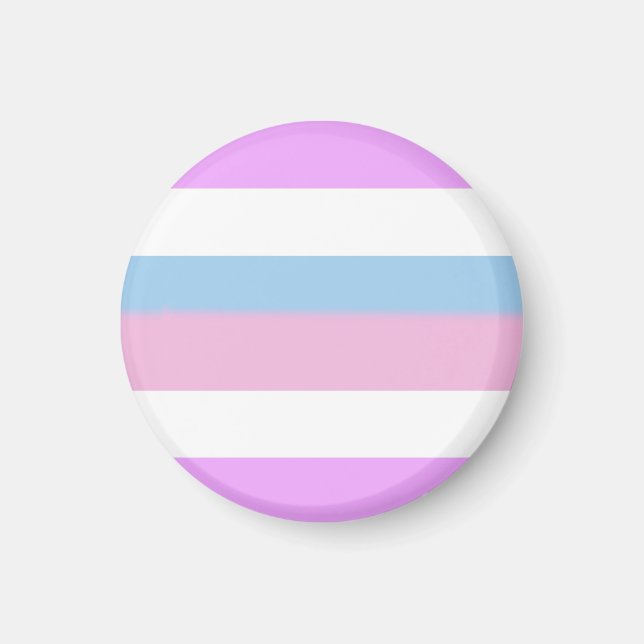 Íman Bandeira do Orgulho Intersexo (Frente)