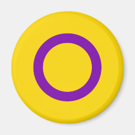 Íman Bandeira do Orgulho Intersexo