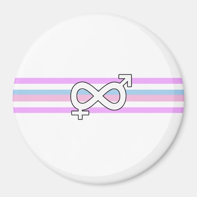 Íman Bandeira do Orgulho Intersexo (Frente)