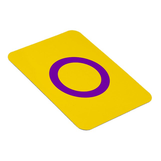 Íman Bandeira do Orgulho Intersexo (Lado Direito)