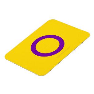 Íman Bandeira do orgulho intersexo SlipperyJoe's fundo