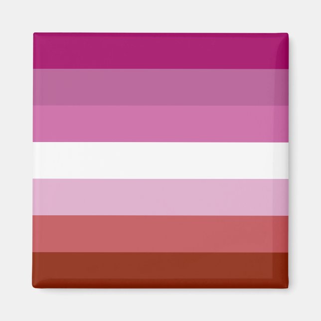 Íman Bandeira do Orgulho Lésbico (Frente)