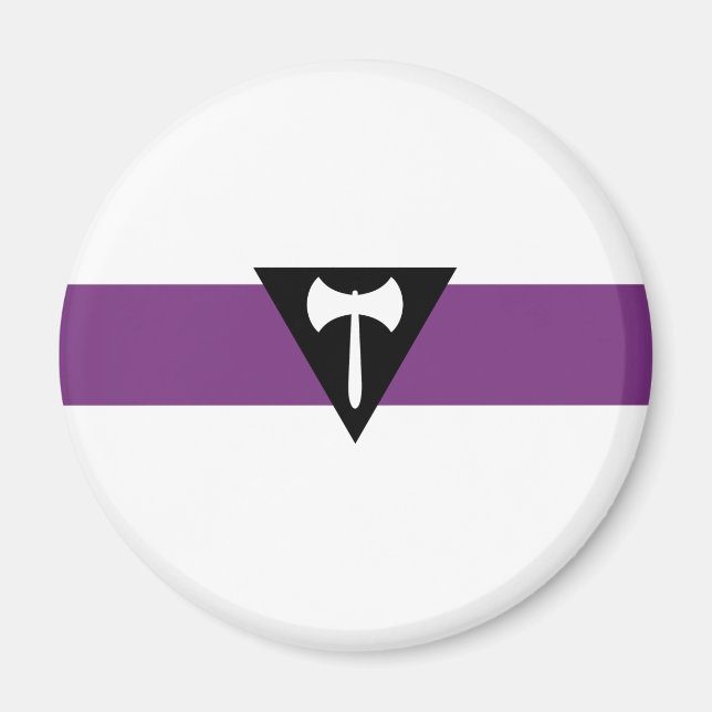 Íman Bandeira do Orgulho Lésbico (Frente)