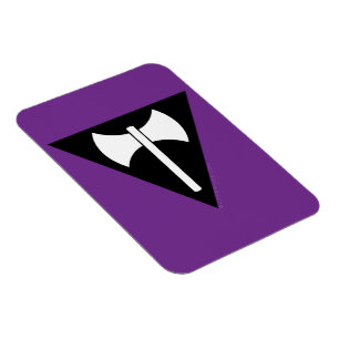 Íman bandeira do orgulho lésbico SlipperyJoe feminista 