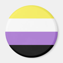Íman Bandeira do Orgulho Não Binário