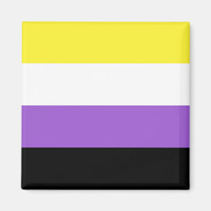 Íman Bandeira do Orgulho Não Binário