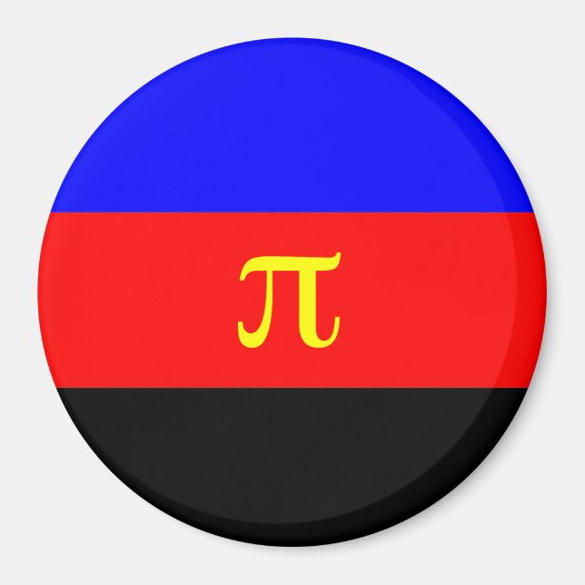 Íman Bandeira do Orgulho Poliamoroso (Frente)