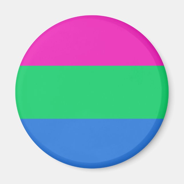 Íman Bandeira do Orgulho Polissexual (Frente)