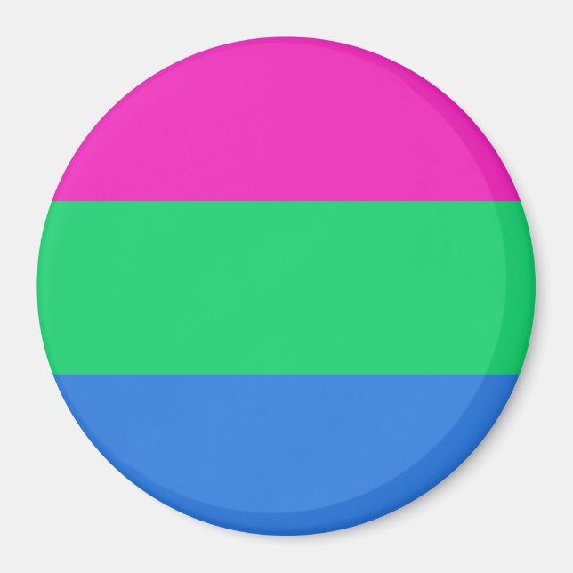 Íman Bandeira do Orgulho Polissexual (Frente)