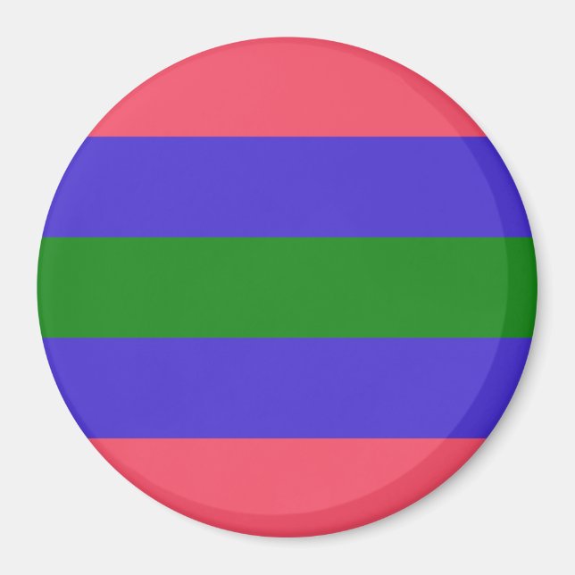Íman Bandeira do Orgulho Trigênero (Frente)