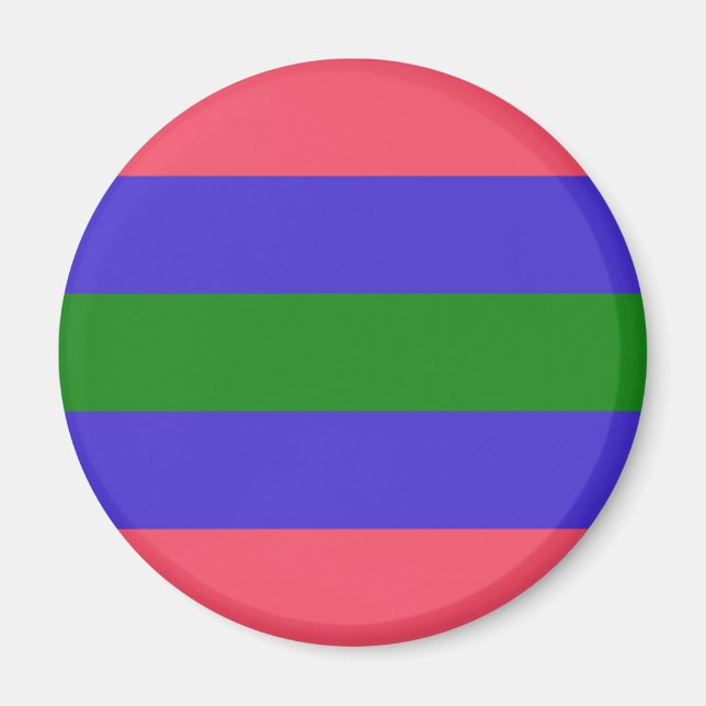 Íman Bandeira do Orgulho Trigênero (Frente)