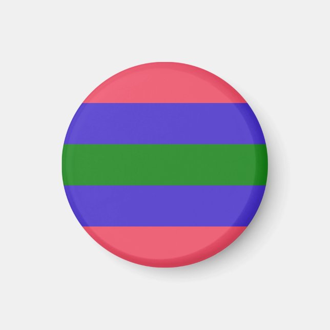 Íman Bandeira do Orgulho Trigênero (Frente)