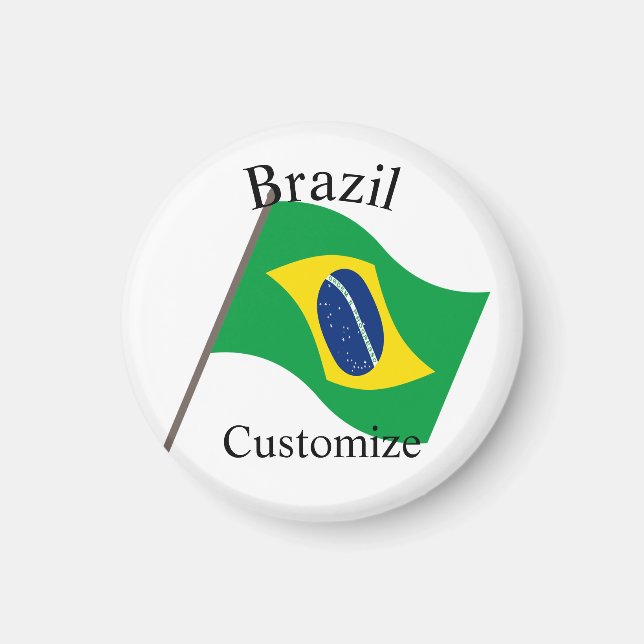 Íman Bandeira do País Brasil Thunder_Cove (Frente)