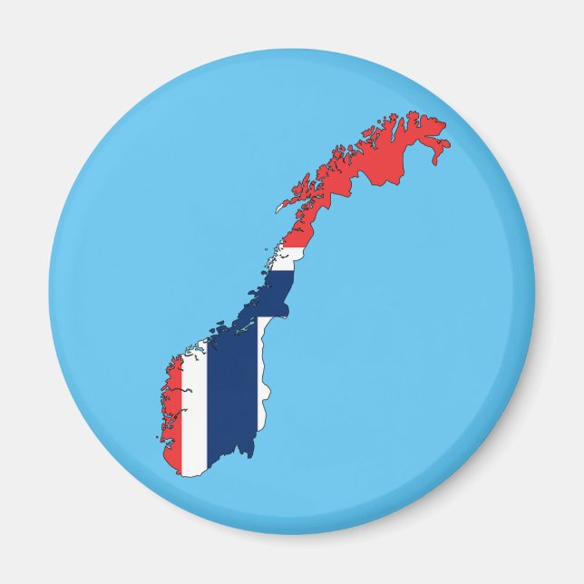 Íman Bandeira do país da Noruega (Frente)
