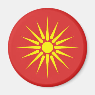 Íman bandeira do país macedônia