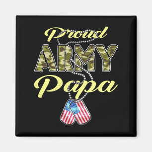 Íman Bandeira do Papai Exército Orgulhoso Camuflagem Pl
