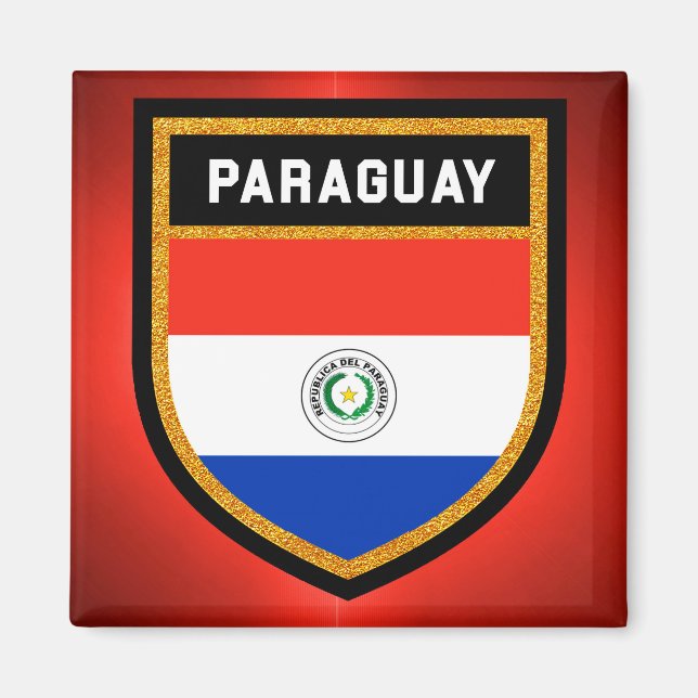 Íman Bandeira do Paraguai (Frente)