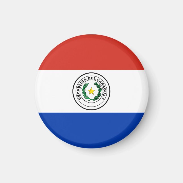 Íman bandeira do Paraguai (Frente)