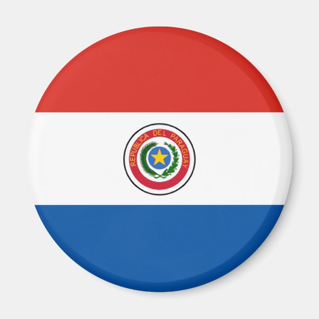 Íman bandeira do Paraguai (Frente)