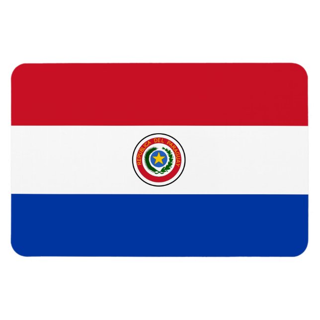 Íman Bandeira do Paraguai (Horizontal)