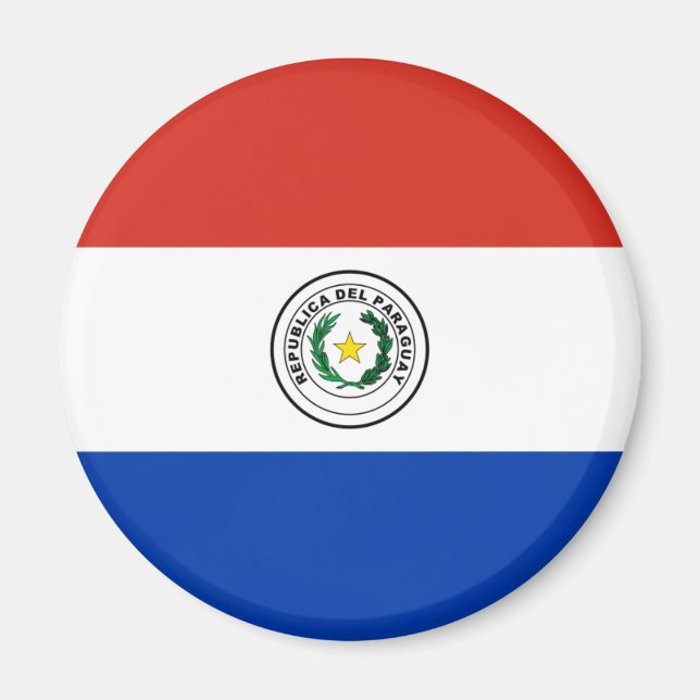 Íman Bandeira do Paraguai - Bandera do Paraguai (Frente)