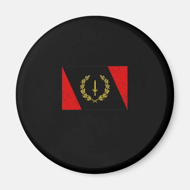 Íman Bandeira do Patrimônio Negro Americano em 1967 (Frente)