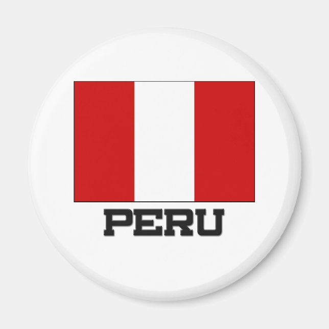Íman Bandeira do Peru (Frente)