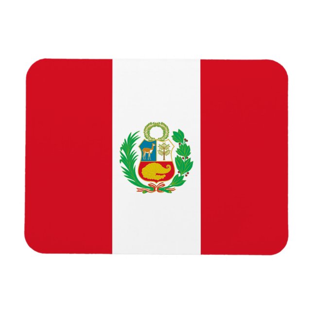 Íman Bandeira do Peru (Horizontal)