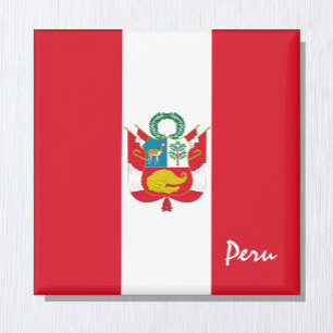 Íman Bandeira do Peru e fãs desportivos da América do