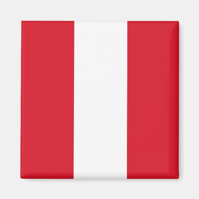 Íman Bandeira do Peru (Peru) (Frente)