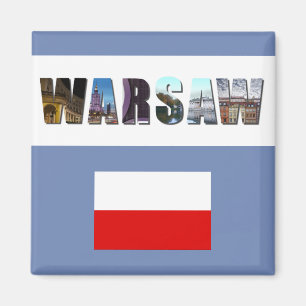Íman Bandeira do Polônia de Varsóvia