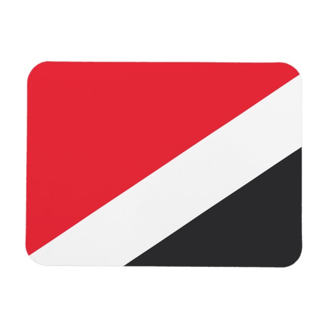 Íman Bandeira do Principado de Sealand (Horizontal)