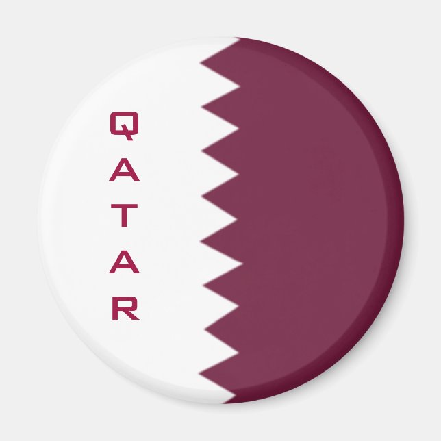 Íman bandeira do qatari (Frente)