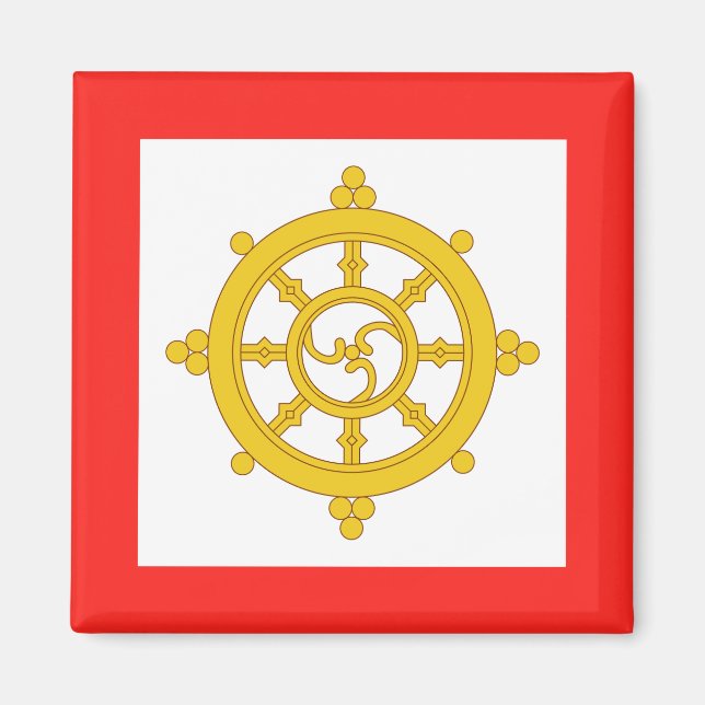 Íman Bandeira do Reino de Siquim (Frente)