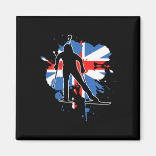 Íman Bandeira do Reino Unido - Biathlonista britânico