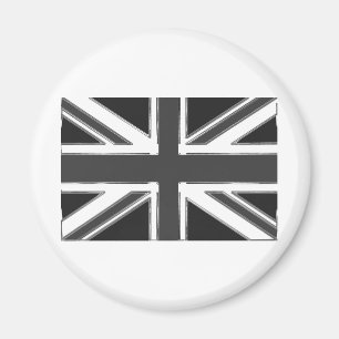 Íman bandeira do Reino Unido - Cromo