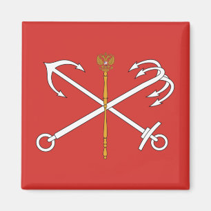 Íman Bandeira do Santo Petersburgo (Rússia)