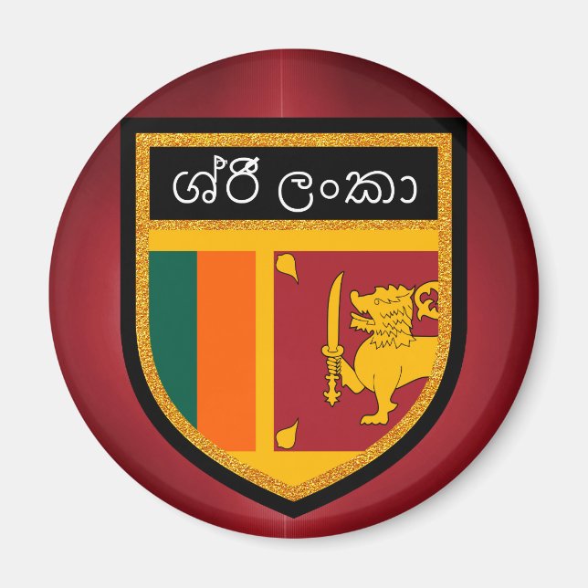 Íman Bandeira do Sri Lanka (Frente)