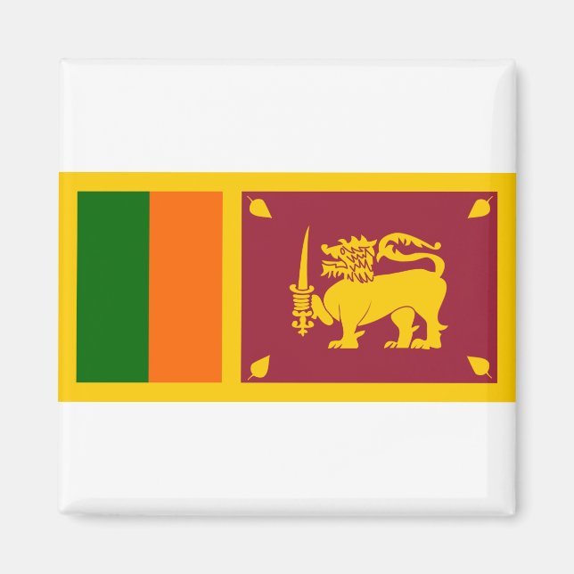 Íman Bandeira do Sri Lanka (Frente)