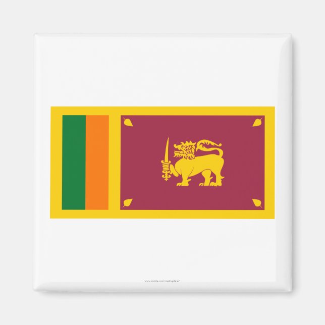 Íman Bandeira do Sri Lanka (Frente)