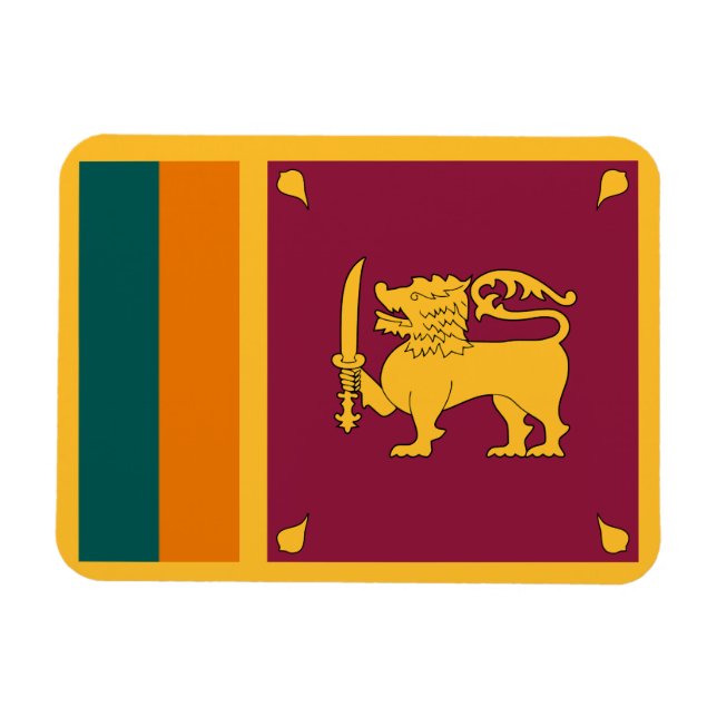 Íman Bandeira do Sri Lanka (Horizontal)