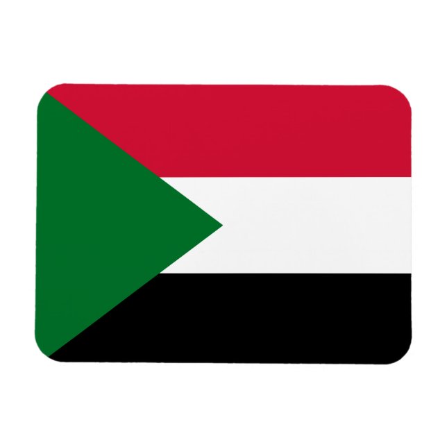 Íman Bandeira do Sudão (Horizontal)