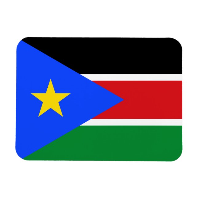 Íman Bandeira do Sudão do Sul (Horizontal)