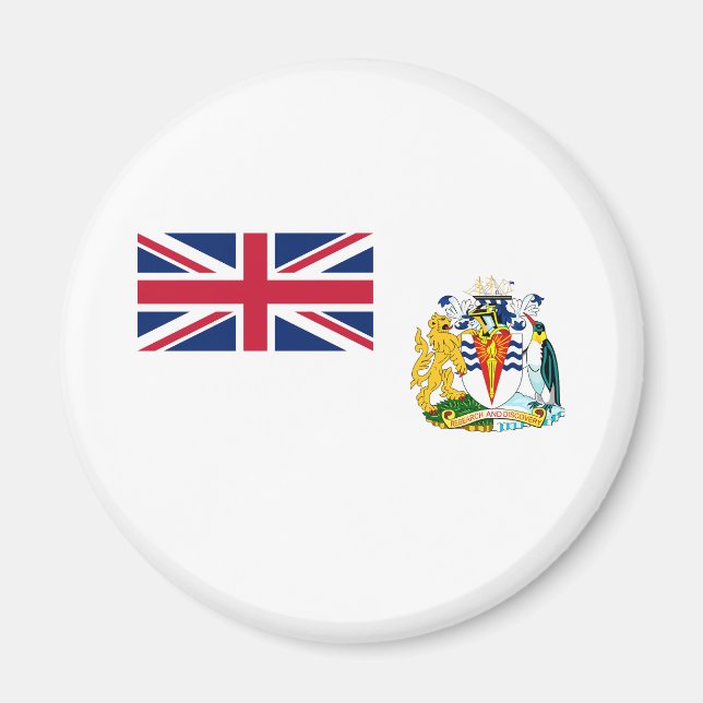 Íman Bandeira do Território Antártico Britânico (Frente)