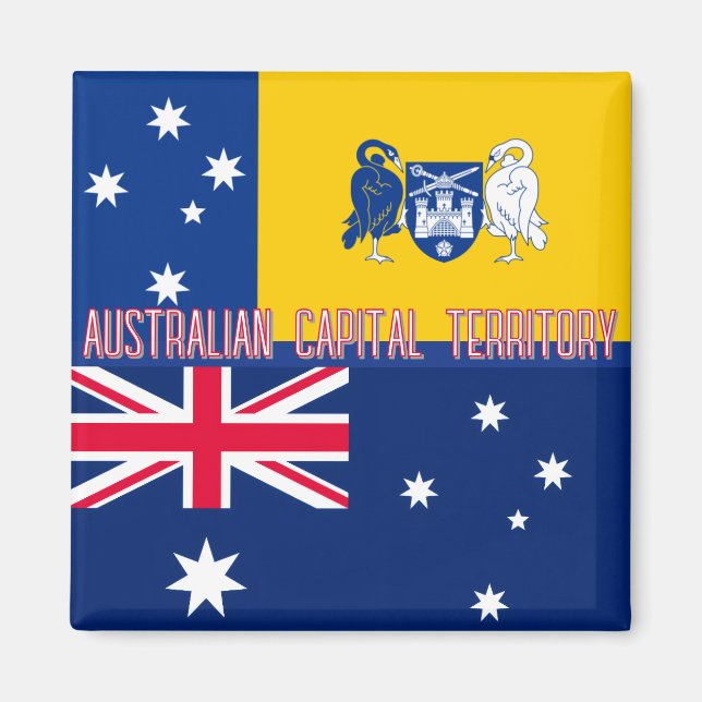 Íman Bandeira do Território da Capital Australiana (Frente)