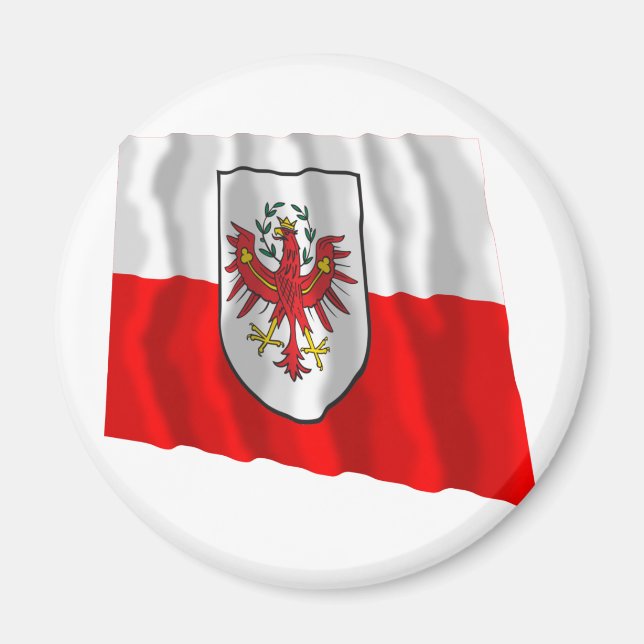 Íman Bandeira do Tirol, Áustria (Frente)
