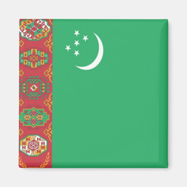 Íman Bandeira do Turquemenistão (Frente)